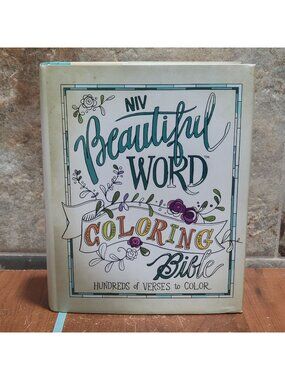 Zondervan NIV Beautiful Word Coloring Bible Hardcover Verses To Color